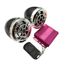 Motorcycle Audio System With Waterproof Speaker, Supports MP3 Format And