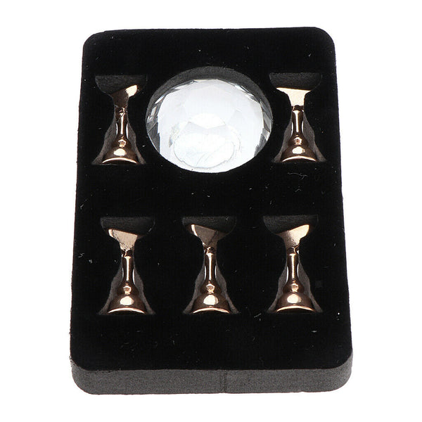 Magnetic Nail Tips Stand Holder Display Base for Salon DIY and Practice White