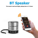 WS-887 Mini Bluetooth Subwoofer Bass Speaker MP3 Player FM Radio (Blue)