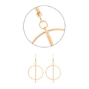 Trendy Simple Dangle Round Drop Earrings for Party Girls Jewelry For Women  R1S7