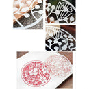 8 Pieces Window Home Decoration Flower Pictures DIY Tools Scrapbooking Album