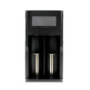 Dual Solts Smart Lcd Battery Charger Short Circuit Protection for 26650 186 C7F5