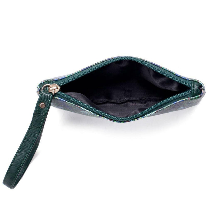 Fashion Women Ethnic Style Leather Bag Long Clutch Wallet Purse Handbag Wristlet