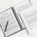 Flatsons FB-02 20 Pages A4 Standard Size Music Stave Score Storage Folder