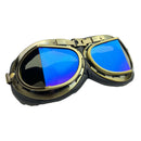 Retro Pilot Motorcycle Dirt Bike ATV Goggles - Helmet Sunglasses UV Resistant