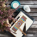 DIY Special Shaped Diamond Painting Creative Leather Tassel Bookmark Crafts Kit