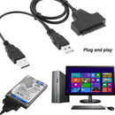 USB2.0 To SATA 22 Pin Hard Drive 2.5 Inch Notebook SATA to USB Adapter Cable_kz