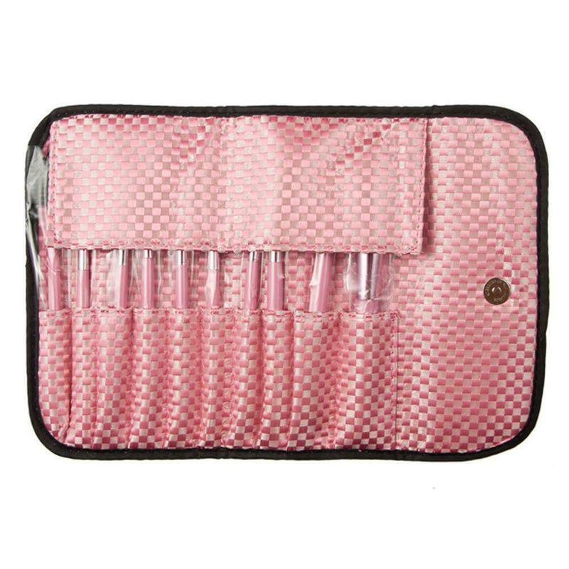 10Pcs New Cosmetic Makeup Brush Brushes Set Powder Eyeshadow Pink