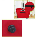 Shopping Basket Folding Portable Shopping Basket Storage Fruit Basket Picni S3V5