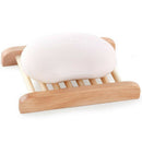 Natural Wood Bamboo Soap Drainer Dishes Tray Soap Dry Holder Storage Rack Pl Hn