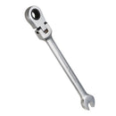1PC Flexible Head Ratchet Metric Spanner Open End And Ring Wrenches Tool 10