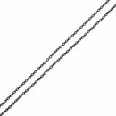 Jewelry Man Chain, Stainless Steel, O-Link Necklace, Black - 3mm wide - 65c