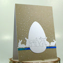 Easter Rabbit Metal Cutting Dies Stencils For Scrapbooking Photo Albu JR