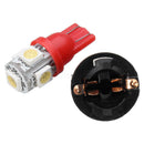 For Instrument Gauge Cluster Dash Light W/ Sockets 10PC T10 SMD 194 LED Bulbs