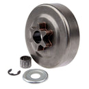 3/8 6T Clutch Drum Sprocket Washer E-Clip Kit For Stihl Chainsaw 017 018 02