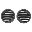 Car Left and Right Side Dash A/C Air Vent Grilles ABS Black for Mercedes-Be