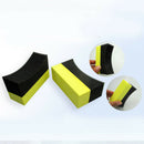 Car Tire Waxing Polishing Compound Sponge Pads Tyre Polish Clean Brush New X 2