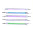 5pcs/set Personal Double Crystal Rhinestone Dotting Drill Nail Painting Pen