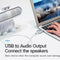 Vention Sound Card USB to 3.5mm Jack Female Headphone External Audio Card
