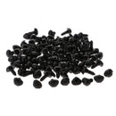 300x Black Plastic Animal / Dog Safety Noses For Teddy Bears Soft Toys DIY