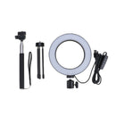 16cm LED Ring Light w/ Tripod Stand for Live Stream / Makeup +Selfie Stick