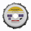 4.5 Inch Yellow Circular Saw Blade Chainsaw Chain Wood Carving Disc Woodwor