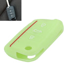 Silicone 3 Button Remote Keyless Key Cover Case Holder fit for VW Golf 7 Mk7 Hf