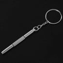 3in1 Mini Alloy Screwdriver Key Ring Watch Glasses Repair Tool