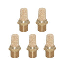 10pcs Silencer Pneumatic Air Muffler Air Flow Controller G1/8 Flat/Long Head