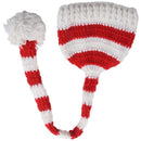 Christmas Crochet Knit Baby Photo Hat White Red