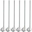 Reusable Stainless Steel Straws and Spoon Set of 8 with 2 Cleaning Brushes