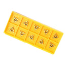 10pcs 11ER A60 Carbide Inserts for MGEHR/MGIVR Lathe Grooving Cut-Off Tool