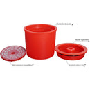 4x Stainless Steel Filters Refillable Coffee Capsules Pod Cup For Illy Red