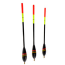 3pcs Rock Fishing Floats Balsa Wood Floats Bobbers Buoy Copper Head 3 Size