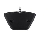 3.5mm Jack Microphone Earphone to 2.5mm Audio Adapter for Xbox 360(Black) A