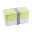 Double Layer Lunch Box Food Storage Container Microwave Oven Bento Boxes Di Q4K5