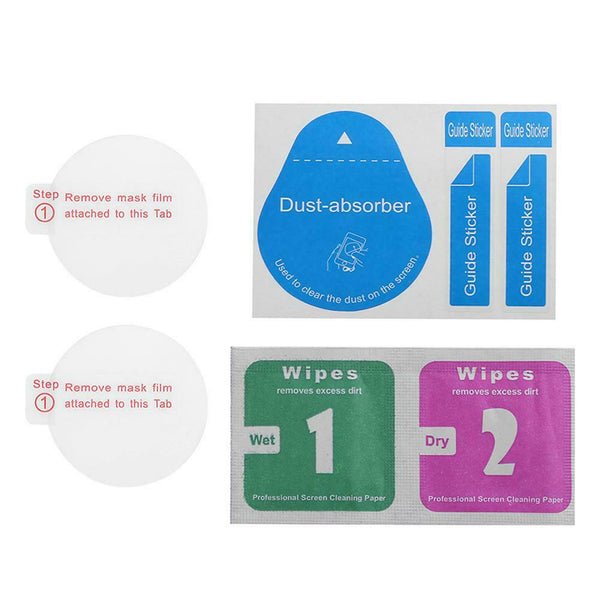2pcs Tempered Glass Films Guard 9H 2.5D Round Edge Screen Protector for Ticwatch