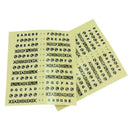 2x Learn Guitar Scales Neck Fretboard Note Map Fret Stickers Lables Deca RLC