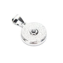 10X Noosa Chunk Snaps Button Base Charms Pendants DIY Jewelry Making Craft OZ