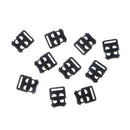 10Pcs Non-Slip Shoelace Buckle Clip Stopper Rope Clip Clamp Cord Cable Lock
