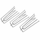 Window Treatment 7cm Long 4 Pinch Pleat Drapes Curtain Hooks 10pcs