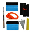 Car Vinyl Wrap Tools Felt Squeegee Carbon Fiber Blade Window Tint Kit F0Z7 F8C1