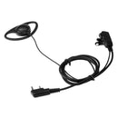 2 Pin D-Shape Earpiece Headset MIC PTT for Baofeng Kenwood Puxing TYT Radio