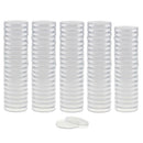 100pcs 38mm Plastic Clear Round Coin Capsules Containers Coin Protector Case