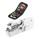 White Portable Mini Sewing Machine Kit Quick