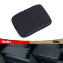 Center Console Cushion Mat Cover Protector PU Leather Pad Car Armrest Black R9B9