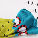 5 Pair Women Cotton Socks Creative Cartoon Autumn Winter Mid-calf Stockings