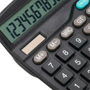 1* Solar Battery Desktop Calculator Basic 12 Digit Supplies Office Display L8W6