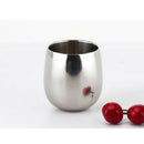 Stainless Steel Coffee Cup Beer Mug Coffee Mug Milk Cup Curved 120ml+200ml