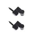 2PCS Black Roller String Tree Guide Retainer Parts For Electric Guitar BX